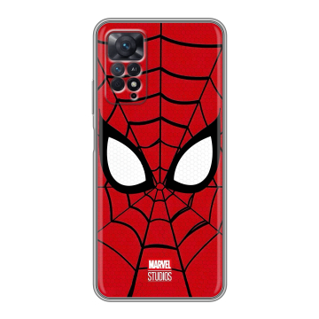 Силиконовый чехол на Xiaomi Redmi Note 11 Pro с принтом человек паук spiderman