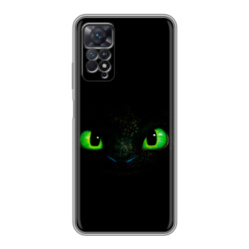 Силиконовый чехол на Xiaomi Redmi Note 11 Pro с принтом Как приручить дракона Силиконовый чехол на Xiaomi Redmi Note 11 Pro с принтом Как приручить дракона