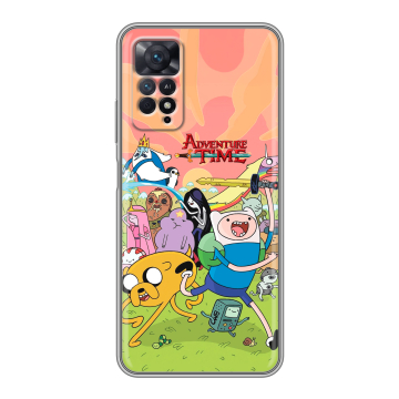 Силиконовый чехол на Xiaomi Redmi Note 11 Pro с принтом Adventure time Время приключений Силиконовый чехол на Xiaomi Redmi Note 11 Pro с принтом Adventure time Время приключений