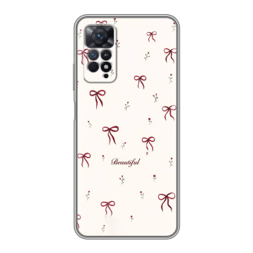 Силиконовый чехол на Xiaomi Redmi Note 11 Pro с принтом для девочек
