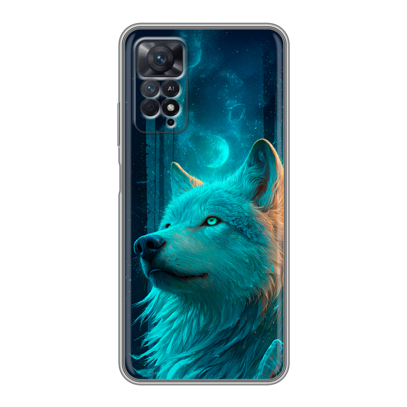 Силиконовый чехол на Xiaomi Redmi Note 11 Pro с принтом бабочки саккура Силиконовый чехол на Xiaomi Redmi Note 11 Pro с принтом бабочки саккура