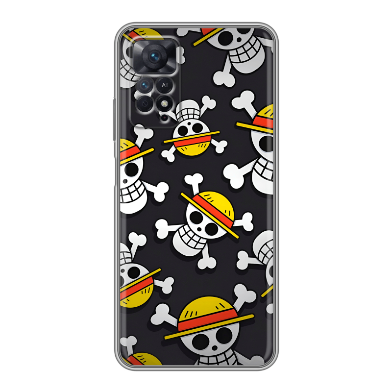 Силиконовый чехол на Xiaomi Redmi Note 11 Pro с принтом One Piece Ван Пис Силиконовый чехол на Xiaomi Redmi Note 11 Pro с принтом One Piece Ван Пис