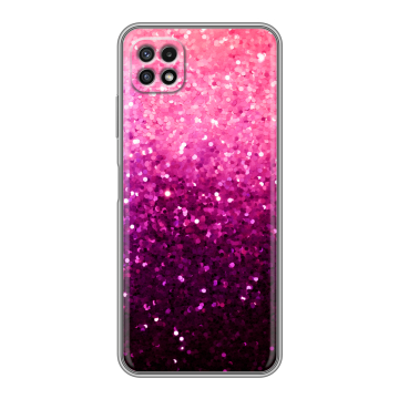 Силиконовый чехол на Samsung Galaxy A22s 5G с принтом Блестки
