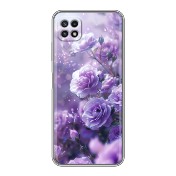Силиконовый чехол на Samsung Galaxy A22s 5G с принтом Розы цветы