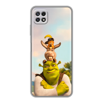 Силиконовый чехол на Samsung Galaxy A22s 5G с принтом Шрек Shrek