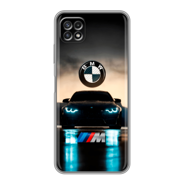 Силиконовый чехол на Samsung Galaxy A22s 5G с принтом БМВ BMW