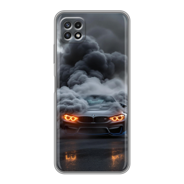 Силиконовый чехол на Samsung Galaxy A22s 5G с принтом BMW БМВ