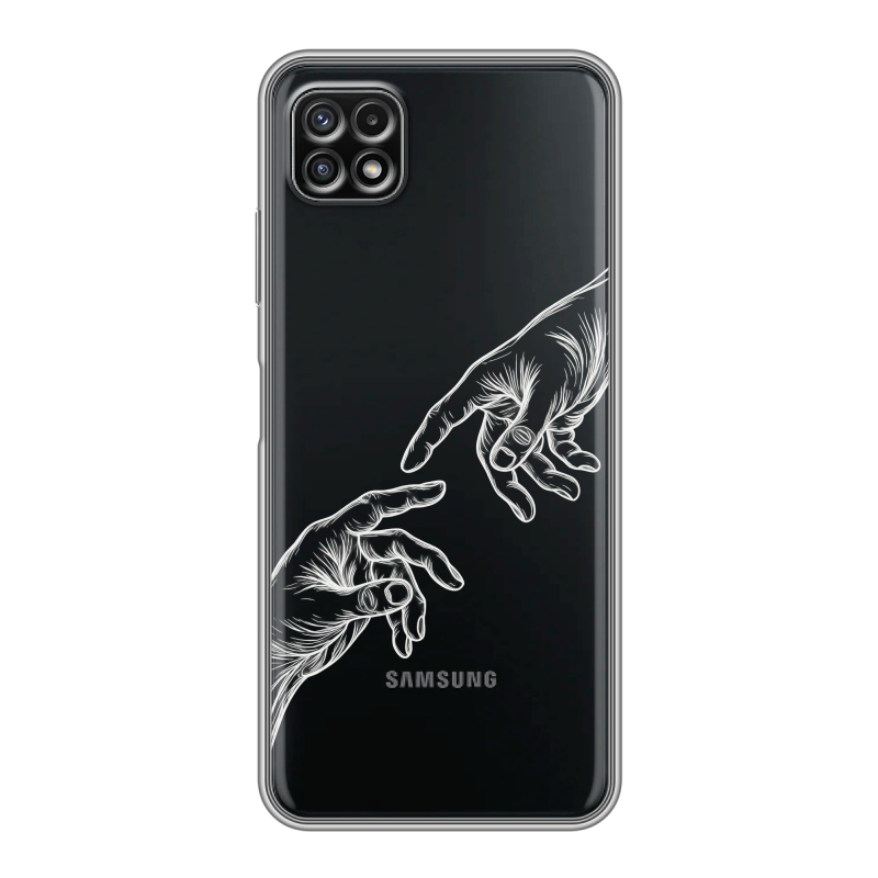 Силиконовый чехол на Samsung Galaxy A22s 5G с принтом Сотворение мира Силиконовый чехол на Samsung Galaxy A22s 5G с принтом Сотворение мира