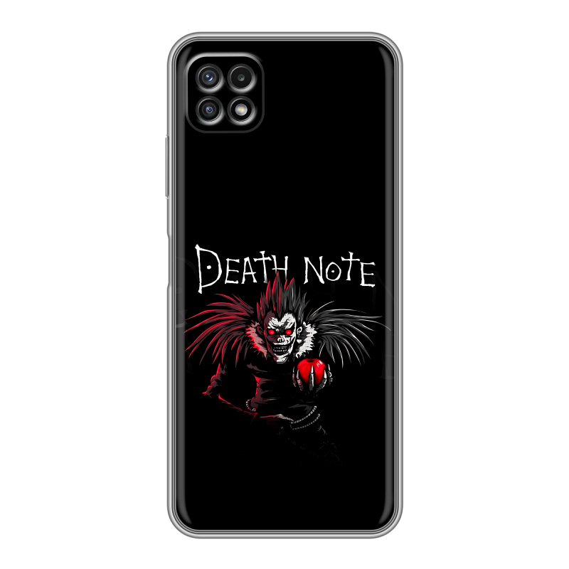 Силиконовый чехол на Samsung Galaxy A22s 5G с принтом Death note Тетрадь смерти Силиконовый чехол на Samsung Galaxy A22s 5G с принтом Death note Тетрадь смерти
