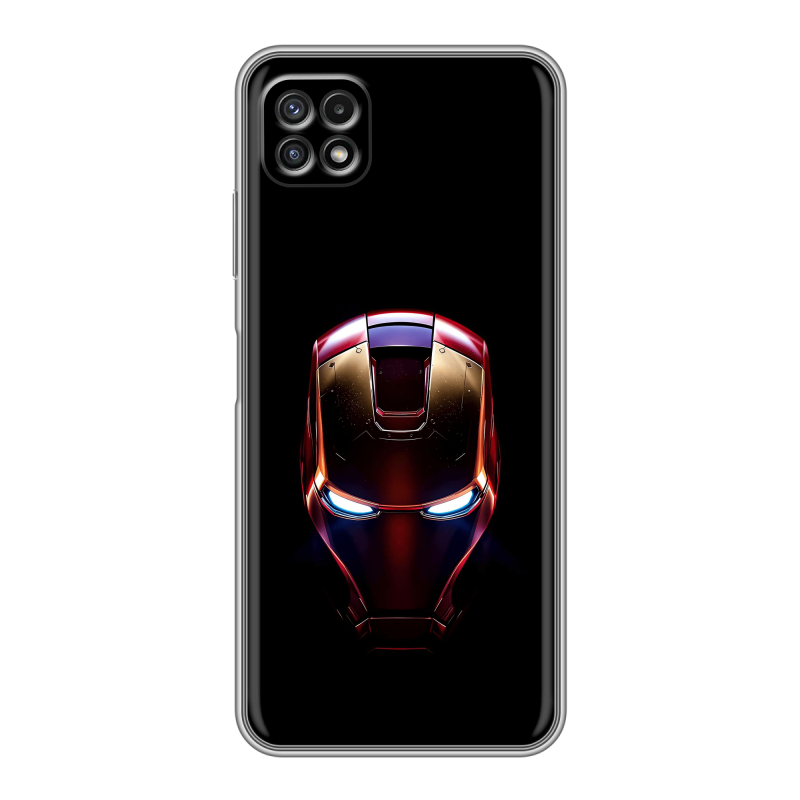 Силиконовый чехол на Samsung Galaxy A22s 5G с принтом IronMan Железный человек Силиконовый чехол на Samsung Galaxy A22s 5G с принтом IronMan Железный человек