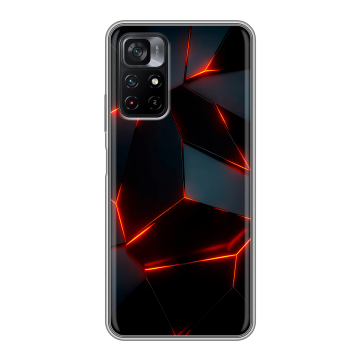 Силиконовый чехол на Xiaomi Poco M4 Pro 5G с принтом Яркие абстракции Силиконовый чехол на Xiaomi Poco M4 Pro 5G с принтом Яркие абстракции