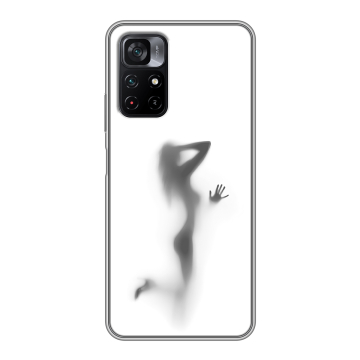 Силиконовый чехол на Xiaomi Poco M4 Pro 5G с принтом Силуэт Силиконовый чехол на Xiaomi Poco M4 Pro 5G с принтом Силуэт
