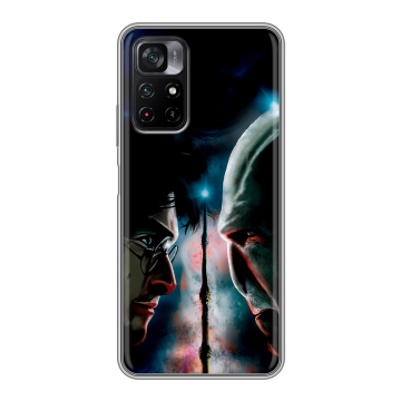 Силиконовый чехол на Xiaomi Poco M4 Pro 5G с принтом Гарри Поттер Harry Potter