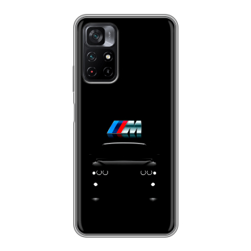 Силиконовый чехол на Xiaomi Poco M4 Pro 5G с принтом БМВ BMW