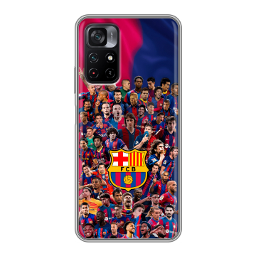 Силиконовый чехол на Xiaomi Poco M4 Pro 5G с принтом Барселона Barcelona Силиконовый чехол на Xiaomi Poco M4 Pro 5G с принтом Барселона Barcelona
