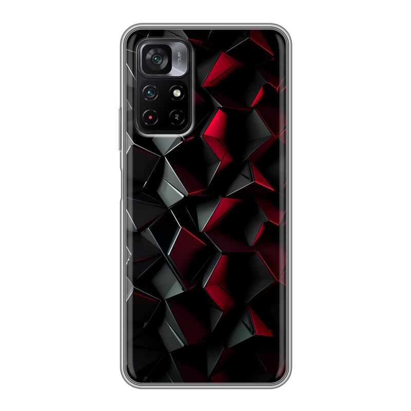 Силиконовый чехол на Xiaomi Poco M4 Pro 5G с принтом Абстракция Силиконовый чехол на Xiaomi Poco M4 Pro 5G с принтом Абстракция
