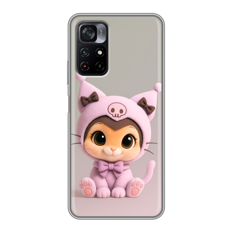 Силиконовый чехол на Xiaomi Poco M4 Pro 5G с принтом Куроми Kuromi Силиконовый чехол на Xiaomi Poco M4 Pro 5G с принтом Куроми Kuromi