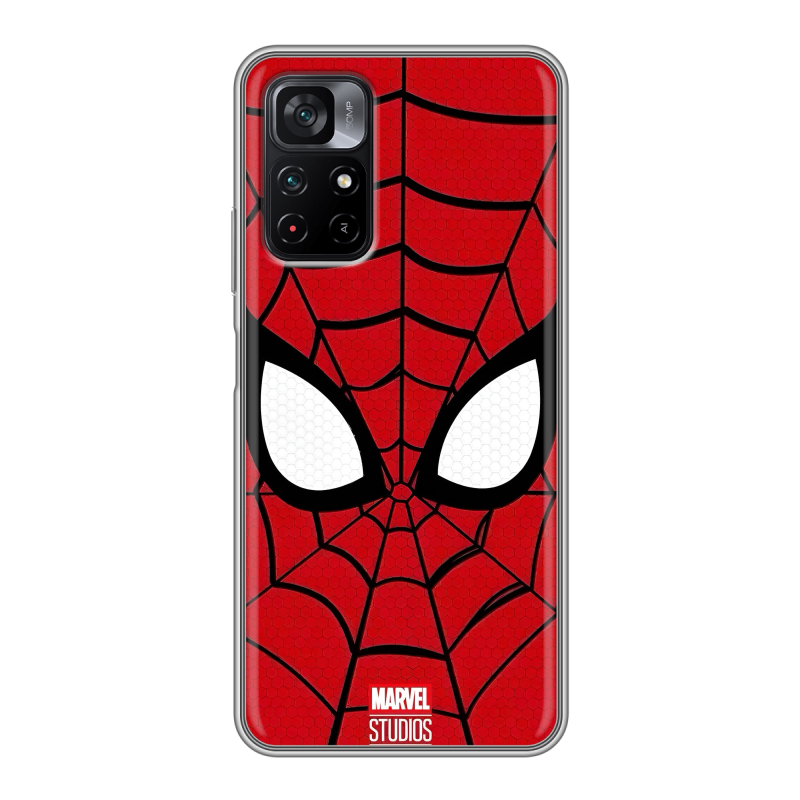 Силиконовый противоударный чехол на Xiaomi Poco M4 Pro 5G с принтом человек паук spiderman Силиконовый противоударный чехол на Xiaomi Poco M4 Pro 5G с принтом человек паук spiderman