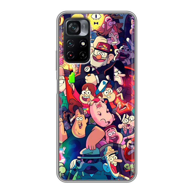 Силиконовый чехол на Xiaomi Poco M4 Pro 5G с принтом Gravity Falls Гравити Фолз Силиконовый чехол на Xiaomi Poco M4 Pro 5G с принтом Gravity Falls Гравити Фолз