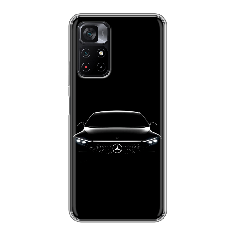 Силиконовый чехол на Xiaomi Poco M4 Pro 5G с принтом Mercedes Мерседес Силиконовый чехол на Xiaomi Poco M4 Pro 5G с принтом Mercedes Мерседес