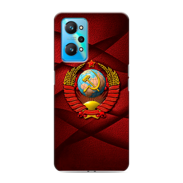 Силиконовый чехол на Realme GT Neo 2 с принтом Герб СССР Силиконовый чехол на Realme GT Neo 2 с принтом Герб СССР