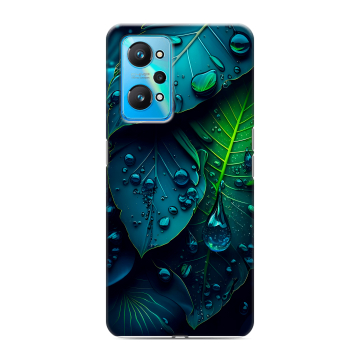 Силиконовый чехол на Realme GT Neo 2 с принтом Листья Силиконовый чехол на Realme GT Neo 2 с принтом Листья