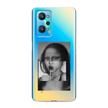 Силиконовый чехол на Realme GT Neo 2 с принтом Мона Лиза