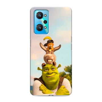 Силиконовый чехол на Realme GT Neo 2 с принтом Шрек Shrek