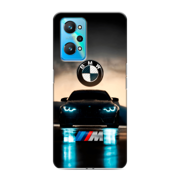 Силиконовый чехол на Realme GT Neo 2 с принтом БМВ BMW Силиконовый чехол на Realme GT Neo 2 с принтом БМВ BMW
