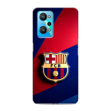 Силиконовый чехол на Realme GT Neo 2 с принтом Барселона Barcelona