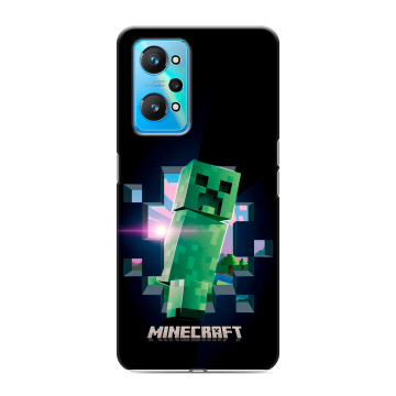 Силиконовый чехол на Realme GT Neo 2 с принтом Майнкрафт Minecraft