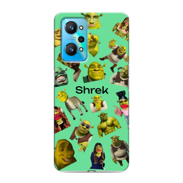 Силиконовый чехол на Realme GT Neo 2 с принтом Шрек Shrek