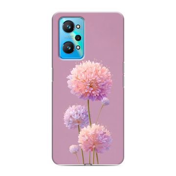 Силиконовый чехол на Realme GT Neo 2 с принтом Цветы
