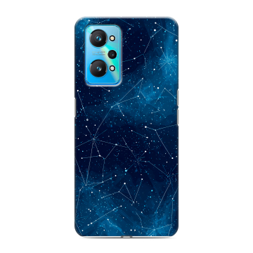 Силиконовый чехол на Realme GT Neo 2 с принтом Космос звезды