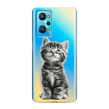 Силиконовый чехол на Realme GT Neo 2 с принтом Котенок Силиконовый чехол на Realme GT Neo 2 с принтом Котенок