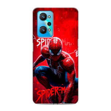 Силиконовый чехол на Realme GT Neo 2 с принтом Spiderman Человек паук Силиконовый чехол на Realme GT Neo 2 с принтом Spiderman Человек паук