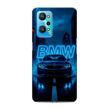 Силиконовый чехол на Realme GT Neo 2 с принтом BMW БМВ