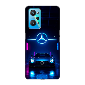 Силиконовый чехол на Realme GT Neo 2 с принтом Mercedes Мерседес