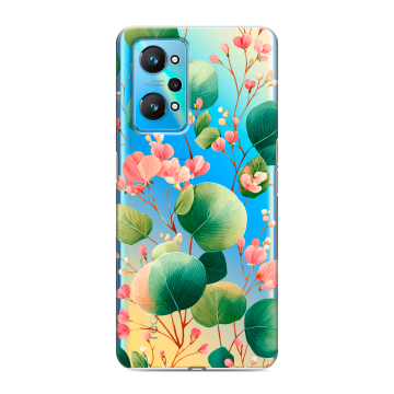 Силиконовый чехол на Realme GT Neo 2 с принтом женский
