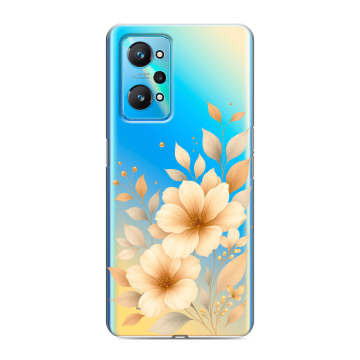 Силиконовый чехол на Realme GT Neo 2 с принтом для девушки