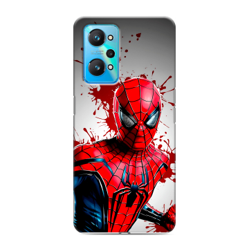 Силиконовый чехол на Realme GT Neo 2 с принтом Spiderman Человек паук Силиконовый чехол на Realme GT Neo 2 с принтом Spiderman Человек паук