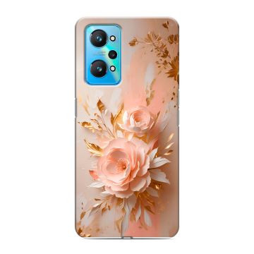 Силиконовый чехол на Realme GT Neo 2 с принтом женский