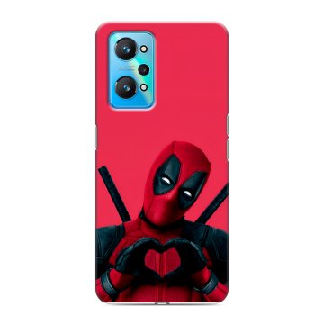 Силиконовый чехол на Realme GT Neo 2 с принтом Дедпул Deadpool