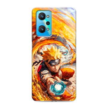 Силиконовый чехол на Realme GT Neo 2 с принтом Аниме Наруто Naruto