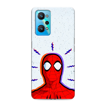 Силиконовый чехол на Realme GT Neo 2 с принтом Spiderman Человек паук