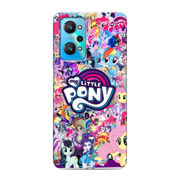Силиконовый чехол на Realme GT Neo 2 с принтом My little pony Дружба чудо