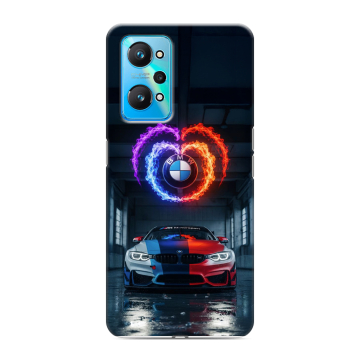 Силиконовый чехол на Realme GT Neo 2 с принтом BMW БМВ