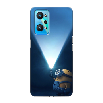 Силиконовый чехол на Realme GT Neo 2 с принтом Миньоны