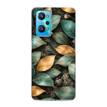 Силиконовый чехол на Realme GT Neo 2 с принтом женский