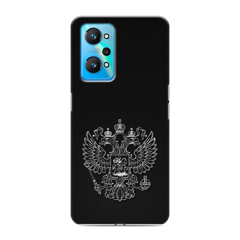 Силиконовый чехол на Realme GT Neo 2 с принтом Герб России Силиконовый чехол на Realme GT Neo 2 с принтом Герб России